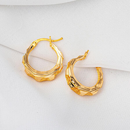 Galaksi 22 Ayar Altın Küpe