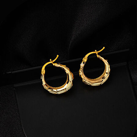 Galaksi 22 Ayar Altın Küpe