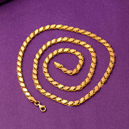 Halep 22 Ayar Altın Zincir 60 cm