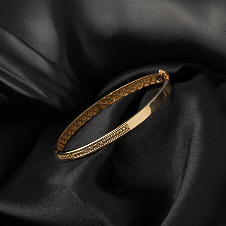 Uzay Yolu Altın Kelepçe Bilezik