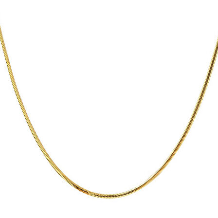 14 Ayar Altın Balıksırtı Zincir -45cm