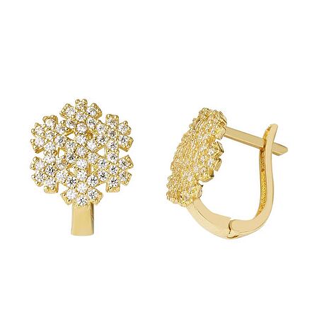 Kartanesi 14 Ayar Altın Küpe