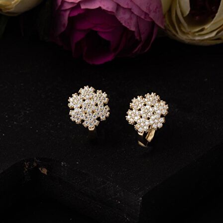 Kartanesi 14 Ayar Altın Küpe