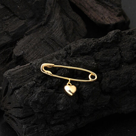 Kalpli Altın Çocuk İğnesi