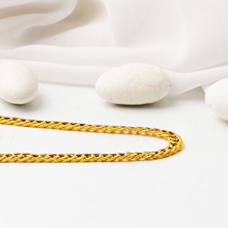 22 Ayar Altın Gurmet Zincir ve Bileklikli Set