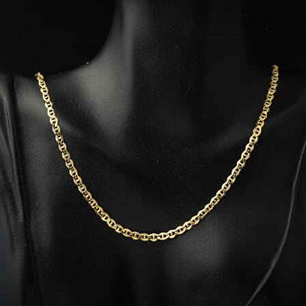 14 Ayar Mariner Altın Zincir - 65 cm