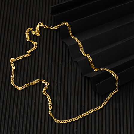 14 Ayar Mariner Altın Zincir - 65 cm