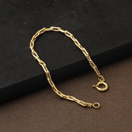 14 Ayar Altın Zincir Bileklik