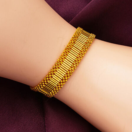 Kleopatra 14 Ayar Sarı Altın Bileklik