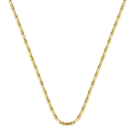 Modern Dorika Tasarım 14 Ayar Altın Zincir Kolye