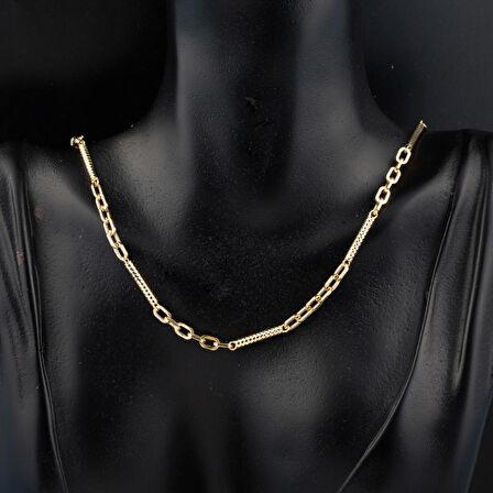 14 Ayar Altın İtalyan Zincir Kolye 50 cm.