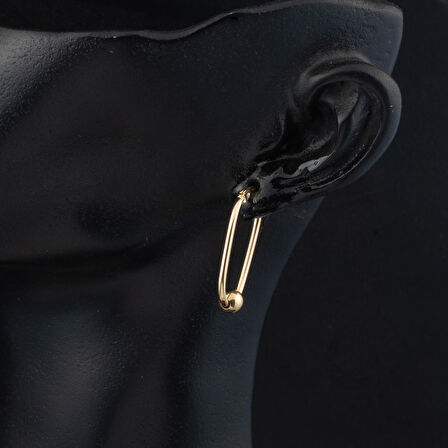 Toplu Halka Altın Küpe 14 Ayar