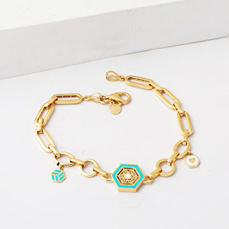 Mineli Pandora 14 Ayar İtalyan Altın Bileklik