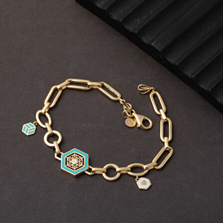 Mineli Pandora 14 Ayar İtalyan Altın Bileklik