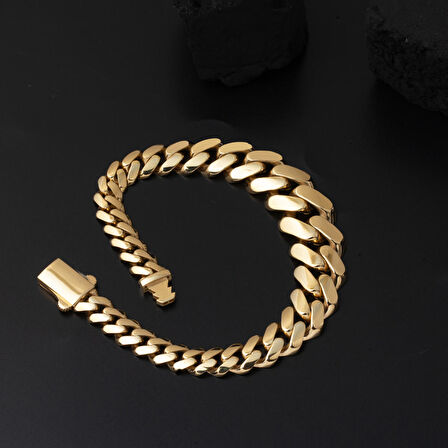 14 Ayar Süzme Gurmet Zincirli Altın Bileklik