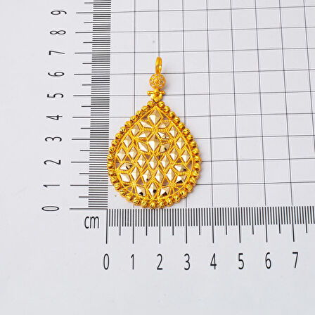 Büyük Boy Damla Model Dorika Kolye Ucu