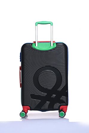 United Colors Of Benetton 14BNT500-Set Siyah Unisex 3 Lü Set Bavul