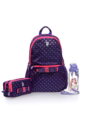 U.S. Polo. Assn. Kız Çocuk Okul Çanta Seti PLSET242909207