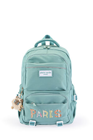Pierre Cardin Unisex Okul Çanta Seti PCSET07PC34402-Yeşil
