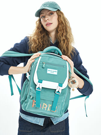 Pierre Cardin Unisex Okul Çanta Seti PCSET07PC1111802-Yeşil