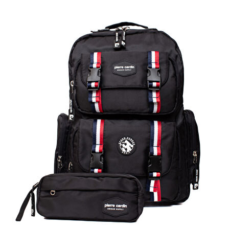 Pierre Cardin Okul Çanta Seti PCSET07PC100408-Siyah