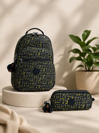 Kipling Unisex Okul Çantası 2'li Set ( Çanta Ve Kalemlik ) KPSETKPKI581660