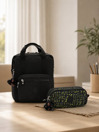 Kipling Unisex Okul Çantası 2'li Set ( Çanta Ve Kalemlik ) KPSETKPKI985060