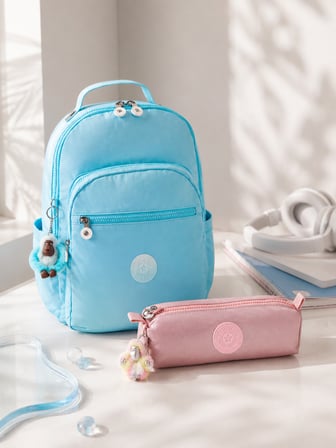 Kipling Kız Çocuk Okul Çantası 2'li Set ( Çanta Ve Kalemlik ) KPSETKPKI351421