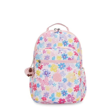 Kipling Kız Çocuk Okul Çantası 2'li Set ( Çanta Ve Kalemlik ) KPSETKPKI581660 - Çiçekli
