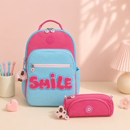 Kipling Kız Çocuk Okul Çantası 2'li Set ( Çanta Ve Kalemlik ) KPSETKPKI665806