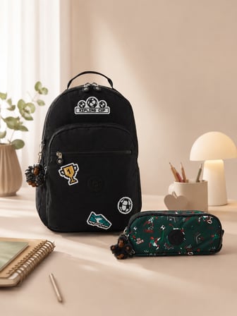 Kipling Unisex Okul Çantası 2'li Set ( Çanta Ve Kalemlik ) KPSETKPKI293260