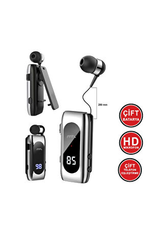 Makaralı Bluetooth Kulaklık Digital Göstergeli Çift Telefon Destekli MT-A982