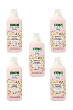 U Green Clean Green Clean Baby Organik Çamaşır Yumuşatıcı 1000ml 5li Set