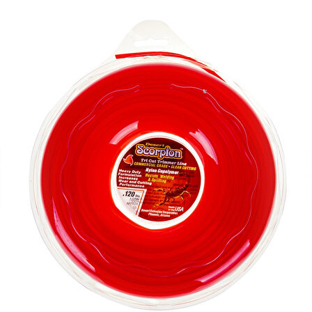 Desert Scorpion 3.3mm 41m Kırmızı 3 Köşe Üçgen Misina
