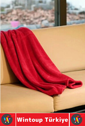 Deluxe Yüksek Isı Yalıtımı Yumuşak Doku Hafif Nefes Alabilir Çift Kişilik Polar Battaniye 180X210 Cm