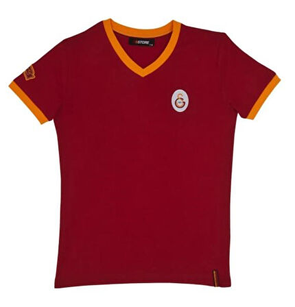 Galatasaray Orijinal Çocuk Kırmızı  T-Shirt  Ahşap Kutulu