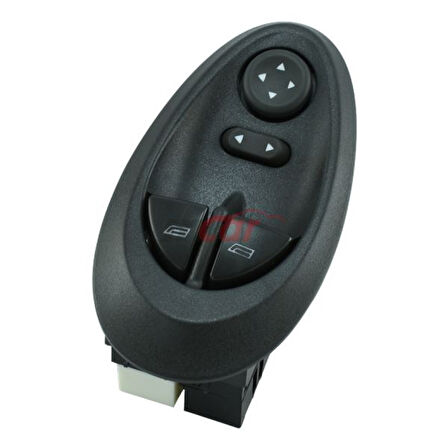 İveco Ticarı Cam Anahtarı (dugmesi) Ciftli Sol İveco Daıly 99>06 Cerceveli (ayna Ayarlı) - Kraw An-1236