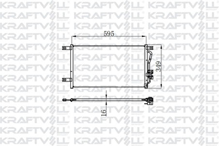 Mitsubıshı Ticarı Klima Radyatörü L200 1996-2005 - Kraftvoll 08060234