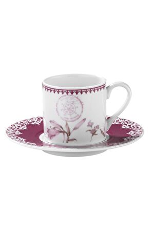 Rüya 9743 Desen Kahve Fincan Takımı