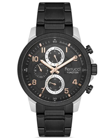 Ferrucci Fonksiyonları Aktif Çelik Kordon Trend Model Erkek Kol Saati