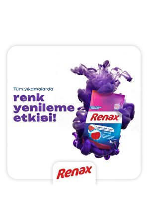 Renax Toz Çamaşır Deterjanı 8 Kg - 2 Li Paket (Renkliler + Beyazlar)