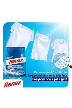 Renax Toz Çamaşır Deterjanı 8 Kg - 2 Li Paket (Renkliler + Beyazlar)