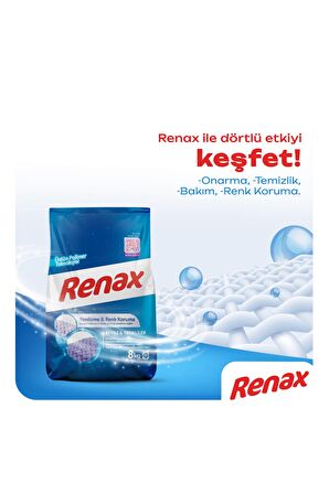 Renax Beyaz ve Renkliler Toz Çamaşır Deterjanı 8 Kg