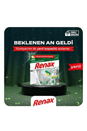 Renax Bulaşık Makinesi Kapsülü Hepsi Bir Arada 44 Lü - 5 Paket