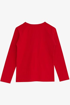 Breeze Erkek Çocuk Türk Bayraklı Body 8-14 Yaş, Kırmızı
