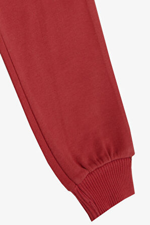 Breeze Erkek Bebek Eşofman Altı Emoji Baskılı 9 Ay-3 Yaş, Kiremit