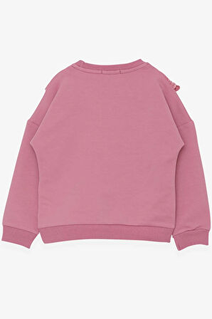 Breeze Kız Çocuk Sweatshirt Güpürlü 1.5-5 Yaş, Gülkurusu