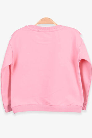 Breeze Kız Çocuk Sweatshirt Güpürlü 1.5-5 Yaş, Somon