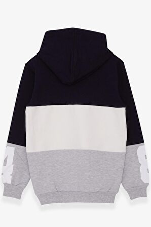 Breeze Erkek Çocuk Sweatshirt Baskılı 8-14 Yaş, Lacivert
