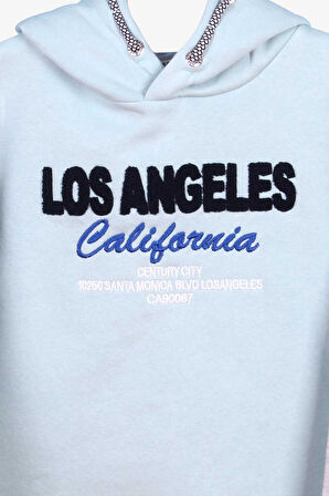 Breeze Erkek Çocuk Sweatshirt Süzene Nakışlı 7-12 Yaş, Su Yeşili